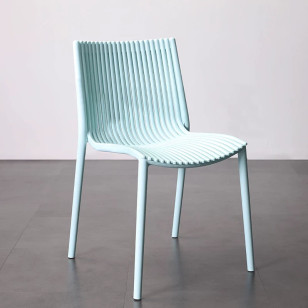 簡約北歐風條紋休閒椅